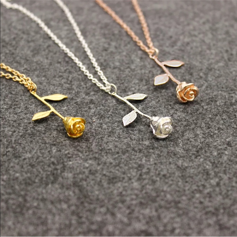 Only 1 left  Silver Rose - Picture 2 of 5